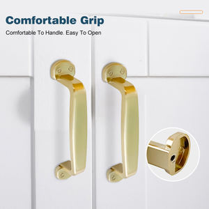 Manija duradera de aleación de Zinc para muebles del hogar, alta dureza, fácil de instalar, herrajes para cajones de armario para armarios de cocina y tocadores - Product Image 4