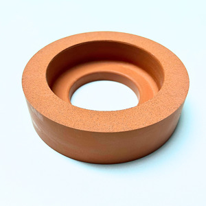 Roue de polissage orange Jinlong Roue de serrage à l'eau pour verre sur la machine à border Arris et position de polissage - Product Image 2