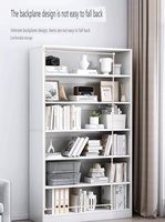 Étagère à Livres Moderne en MDF à 6 Niveaux, Présentoir sur Pied, Meuble de Rangement, Vente en Gros
