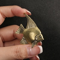 Laiton mandarin canard poisson bureau créatif décoration de bureau cuivre ornements artisanat