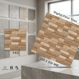 Carreaux de sol en céramique 5 mm 300x300 mm, carreaux numériques émaillés mats pour hall, salle de bain, cuisine, revêtement de sol abordable - Product Image 4