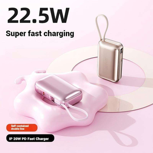 Cargador Portátil Personalizable con Logotipo, Nuevo Diseño, PD22.5W, 10000mah, Carga Rápida, Alta Capacidad, 2 en 1 - Product Image 6
