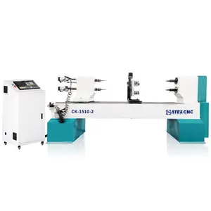 1510サイズ中国自動木彫り木工旋盤CNCウッド旋盤プールキュー用