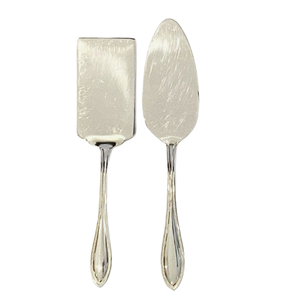 Ustensiles de cuisson gâteau serveur ensemble en acier inoxydable coupe-gâteau de mariage et couteau fin conception à la main longue poignée - Product Image 4