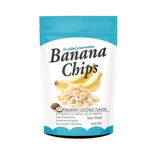 Экологичные пользовательские майларовые банановые чипсы для закусок, Матовые Персонализированные пакеты для упаковки сушеных фруктов - Product Image 2
