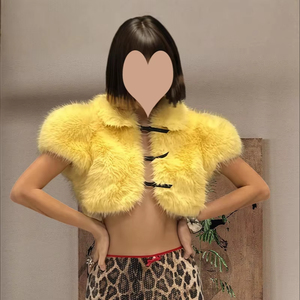 Women's <strong>Faux</strong> <strong>Fur</strong> <strong>Bolero</strong> with Lightweight Construction and Full Body Coverage - Product Image 1