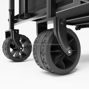 Multi-Functional Folding Wagon Cart Heavy Duty Beach <strong>Trolley</strong> Camping Wagon Cart Large Capacity Folding Wagon with Storage - Product Image 6