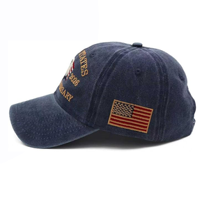 Fabriqué au Vietnam, casquette de baseball en tissu personnalisable avec logo brodé, casquette de cowboy vintage, casquette de camionneur unisexe - Product Image 3