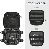 Sac de selle de moto portable et léger avec sangles Molle pour le rangement des outils et des essentiels, idéal pour la moto tout-terrain et les activités de plein air