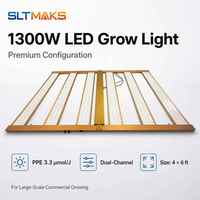 PPE 3.3 µmol Wide Bars Grow Lights Samsung LM281B LM301H 1300W Volspectrum LED Plant Grow Verlichtingssysteem