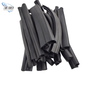 Junta de <span class=keywords><strong>Goma</strong></span> para Canal en U Personalizada, Junta de Sellado de <span class=keywords><strong>Aluminio</strong></span> para Ventanas y Puertas, Tira de Sellado Inferior - Product Image 2