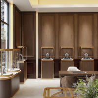 Vitrine de présentation de bijoux Sundo Factory Direct pour magasin de détail, sur mesure, avec LED, verre trempé, acier inoxydable, comptoir de luxe pour montres, OEM/ODM