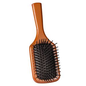 Dark Brown <strong>Rubber</strong> Color <strong>Hair</strong> Massage Styling Tools Scalp Massage <strong>Comb</strong> Anti Static Massage <strong>Comb</strong> - Product Image 3