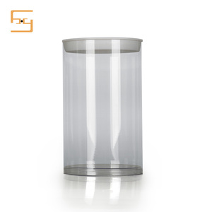 Tubo Cilindrico in Plastica Trasparente Personalizzato con Tappo a Scatto per Confezionamento di Stoviglie - Product Image 6