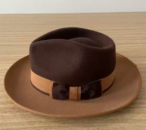 Chapeaux Fedora à large bord en laine NL131 pour femmes et hommes avec <span class=keywords><strong>ceinture</strong></span> réglable à <span class=keywords><strong>boucle</strong></span> |   Chapeau Panama Classique Élégant Protection Solaire - Product Image 3