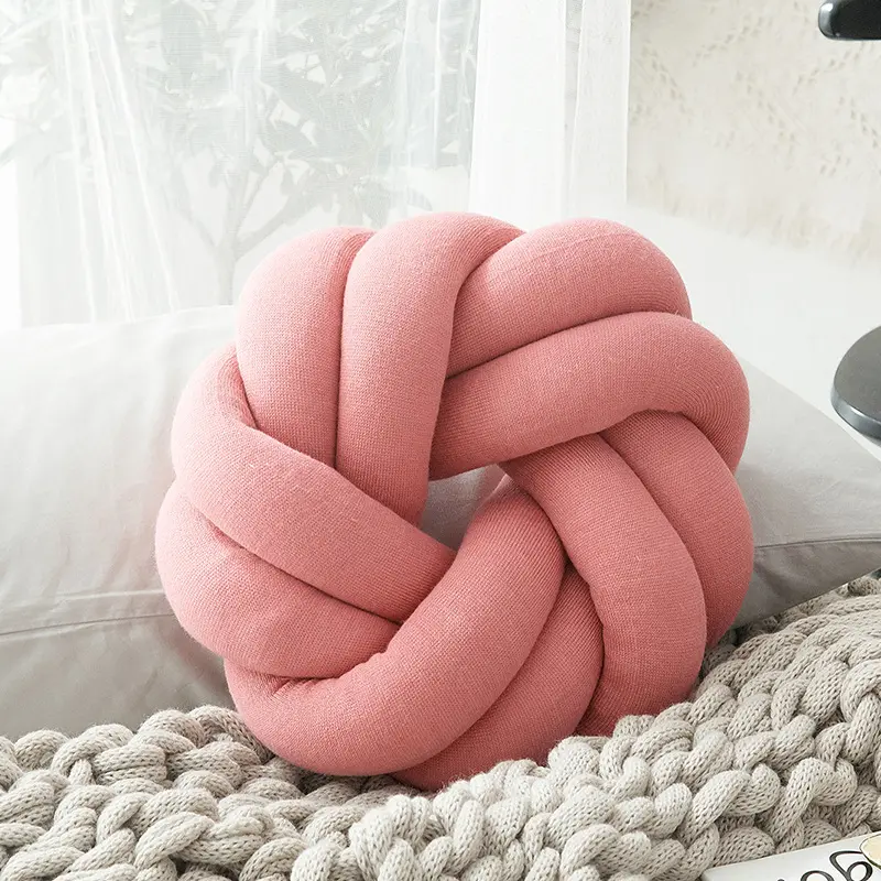 Knot Pillow Decorative Cushion for Sofa Couch Soft Throw Pillows Lumbar Pillow Home Decor