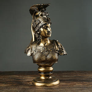 Statue de la déesse Athéna en résine, style rétro européen, ornement artistique créatif pour la maison, le restaurant, le bar, décoration d'inspiration grecque antique, cadeau - Product Image 2