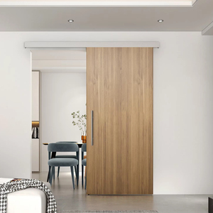 Kit de herrajes para puertas corredizas de madera Tengyu con cierre suave, sistema interior - Product Image 1