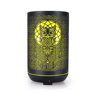 उल्लू आवश्यक तेल विसारक, सुगंध 300ml धातु Aromatherapy अल्ट्रासोनिक शांत धुंध Humidifier हवा खुशबू घर कार्यालय उपहार - Product Image 2