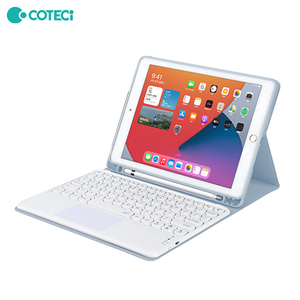 Coteci không dây máy tính bảng bàn phím trường hợp từ chia RGB Backlit ánh sáng Tương thích iPad 7 Air Pro 11 <span class=keywords><strong>10</strong></span>.9 inch 2021 iPad Pro USB - Product Image 1