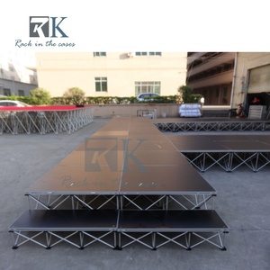 Escenario Portátil Antideslizante a Precio de Fábrica, Plataforma de Escenario de Aluminio para Interiores y Exteriores, Podio para Eventos Musicales - Product Image 6