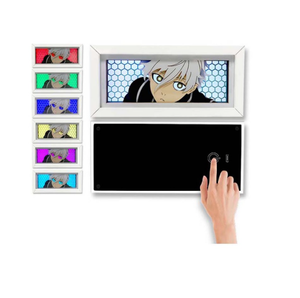 Lampe de table rechargeable à thème <span class=keywords><strong>Anime</strong></span> et jeux vidéo (POKE), avec découpe papier artisanale, boîte lumineuse LED à 16 couleurs changeantes, cadeau vintage pour la Fête des Pères - Product Image 2