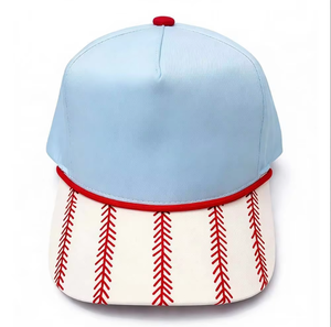Casquette de baseball réglable en toile bicolore pour <span class=keywords><strong>femme</strong></span>, avec broderie personnalisée Wibes Gameday, style trucker, Noël - Product Image 6
