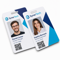 Badges professionnels personnalisés en PVC de qualité supérieure, badges d'identification VIP, impression par sublimation couleur intégrale pour événements