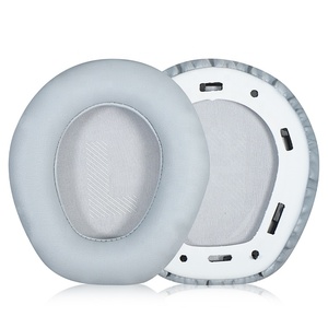 แผ่นรองหูสำหรับ <span class=keywords><strong>JBL</strong></span> <span class=keywords><strong>QUANTUM</strong></span> 100แผ่นรองหูประสิทธิภาพ Q100แผ่นรองหูฟังที่มีการแยกเสียงรบกวนเมมโมรี่โฟมหนังโปรตีนเนื้อนุ่ม - Product Image 5