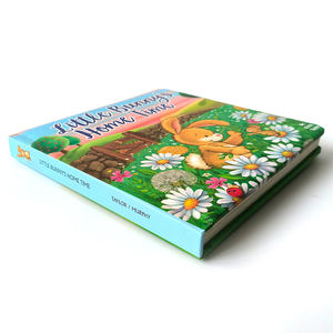 Service d'impression de livres cartonnés pour enfants à coins arrondis, livres d'histoires courtes en anglais pour enfants, vente en gros - Product Image 1