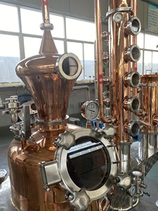 Alambique <span class=keywords><strong>de</strong></span> Cobre ZJ 100L Multifuncional para Destilación <span class=keywords><strong>de</strong></span> Whisky, Brandy, Ginebra y <span class=keywords><strong>Ron</strong></span> Premium con Tubería <span class=keywords><strong>de</strong></span> Cobre y Sistema <span class=keywords><strong>de</strong></span> Limpieza CIP - Product Image 5
