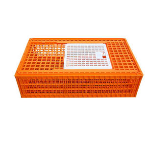 Caja de plástico plegable de segunda mano, cajas grandes de plástico naranja, 96x56x27cm - Product Image 3