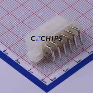 C4255WR-E-2X06P Wire-to-Board Pin Header Bent Lead Through Hole,P=4.2mm Connector 2x6P 4.2mm Right Angle Insert 12P - Product Image 2