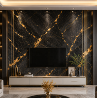 Panneaux muraux en PVC modernes, ignifuges et imperméables pour la décoration intérieure des hôtels, cuisines, appartements et commerces