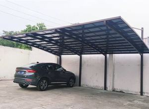 Abri de voiture/<span class=keywords><strong>garage</strong></span>/parking en polycarbonate à cantilever, très vendu, avec structure métallique - Product Image 4