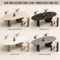 Ensemble de table à manger au design moderne, taille personnalisable, couleurs au choix, 6 chaises pour la maison