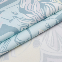 Tissu 100 % rayonne tissé écologique à motif floral imprimé, léger, doux et respirant pour robes et vêtements pour filles et femmes, vente en gros