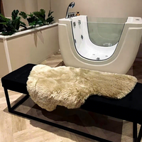 Foshan Usine Personnalisé Autoportant Bébé Ozone Bulle Spa Whirlpool Jet Baignoire Baignoire Acrylique avec Drain Lumière LED