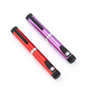 V3 Reusable Push <b>Pen</b> Manual Adjustable Push Device Cosmetic <b>Refillable</b> Peptide Applicator Metal <b>Pen</b> for 3ml Glass Cartridge Use - Product Image 1