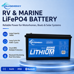 แบตเตอรี่ Blusenergy 12V 2560Wh LiFePO4 แบบ Deep Cycle สำหรับเรือดำน้ำ รุ่น OLA-24-100-P  5000 รอบการใช้งาน รับประกัน 12 เดือน - Product Image 1