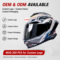 Casque de moto modulaire YM à double visière relevable, casque de sécurité tout-terrain certifié DOT en ABS avec Bluetooth