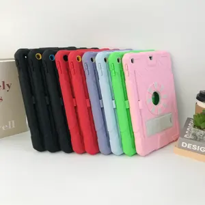 Máy tính bảng trường hợp cứng nhắc PC nhà máy bán buôn bán hàng TOP Rugged Silicone 9 10.2 inch cho Apple iPad 7 8 OPP Túi 9.7 26 18.5