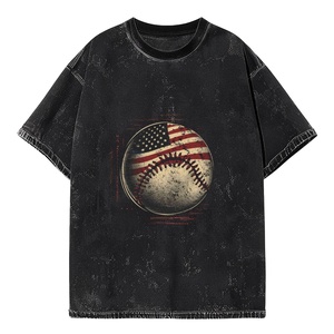 T-shirts unisexes pour hommes, surdimensionnés, 100% coton, imprimé graphique, manches courtes, col rond, lavés, respirants, streetwear - Product Image 1