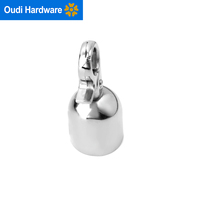 Capuchon à pampille en métal sans nickel pour fermoir à griffe de homard pivotant de sac à main, avec embouts de pampille personnalisés, accessoires de maroquinerie