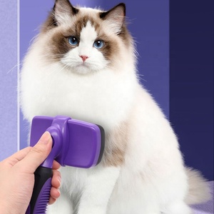 Brosse de toilettage pour animaux KINGHON, auto-nettoyante, automatique, pour chien et chat, brosse à poils pour animaux, peigne pour enlever les poils de chien - Product Image 5