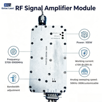 Módulo Amplificador de Potencia RF de 100W 5700-5900MHz, Banda Ancha, FPV, Defensa Contra Drones, Módulo PA GAUSS, Sistema de Seguridad, Carcasa de Aleación de Aluminio