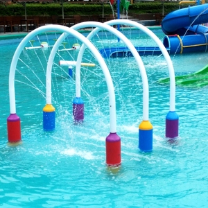 Fabbrica su misura in acciaio inox per interni eco-friendly acqua arcobaleno anello Spray Park per la piscina - Product Image 2