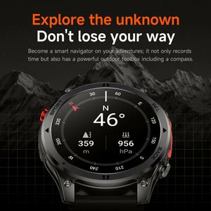 New H5 Smartwatch IP68 Touch Screen Silicone GPS Sports Call Dialing Heart Rate Blood Oxygen Blood Pressure GloryFit - Product Image 4