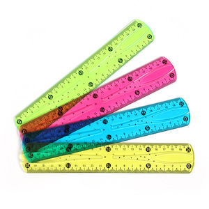Regla Flexible de PVC de Color, 20 cm, para Estudiantes, Regla de Plástico Flexible para Niños de Escuela, Fabricada por OEM - Product Image 4