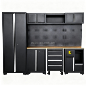 Tool Cabinets Mobile Heavy Duty Workshop Storage <strong>Metal</strong> <strong>WorkBench</strong> Mobile Tool Trolley Workstation Combination Tool Chest - Product Image 2